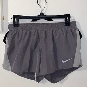 Nike gray running shorts size medium never worn